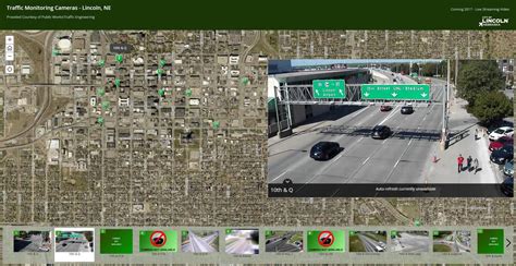 City of lincoln ne traffic cameras. Sep 25, 2016. 1 of 3. The city of Lincoln recently launched its new traffic cam page, adding a clickable map. Courtesy photo. The city's new traffic cam system offers a bigger view of South Ninth ... 