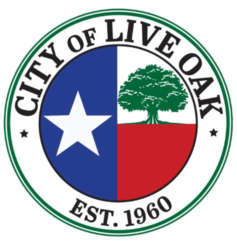 City of live oak. Mayor & City Council Agendas & Minutes Boards & Commissions City Manager’s Office Code of Ordinances Elections Financial Transparency History Departments Animal Control City Attorney City Engineer City Secretary Code Enforcement ... 8001 Shin Oak Dr Live Oak, TX 78233 (210) 653-9140 