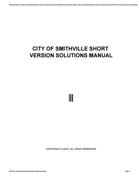 City of smithville 16e solutions manual. - Bernardino mei e la pittura barocca a siena.