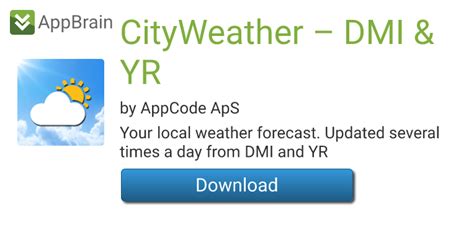 CityWeather DMI YR APK Download for Android 