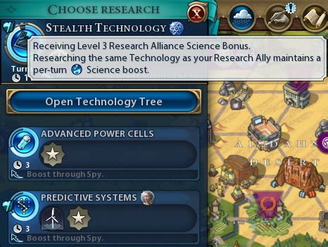 Civ 6 research alliance. In the base game of Civilization 6, the benefits of Alliances are fairly straightforward. Firstly, they offer Open Borders and Shared Visibility, while also enabling Research Agreements and ... 