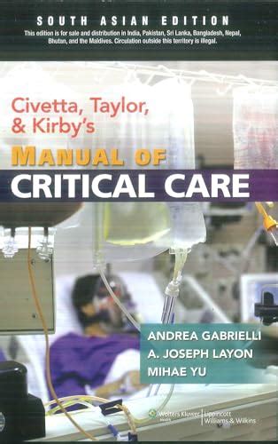 Civetta taylor and kirbys manual of critical care by andrea gabrielli. - Cub cadet ltx 1045 vt service manual.
