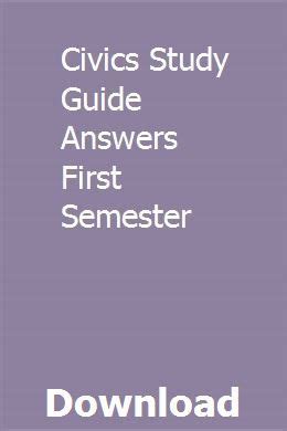 Civics study guide answers first semester. - User guide casio fx 260 solar.