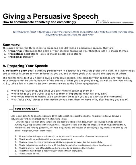 Civil Engineering Persuasive About Speech