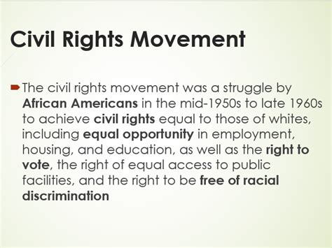 Civil Rights Movement Guided Notes Completed