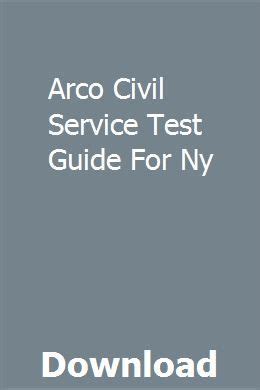 Civil Study Test Service Guide Arco