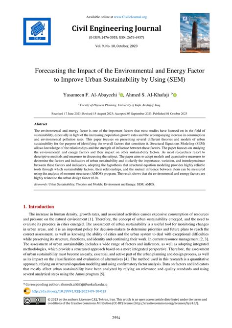 Civil engineering journal impact factor. ) is a technical monthly journal of the K...