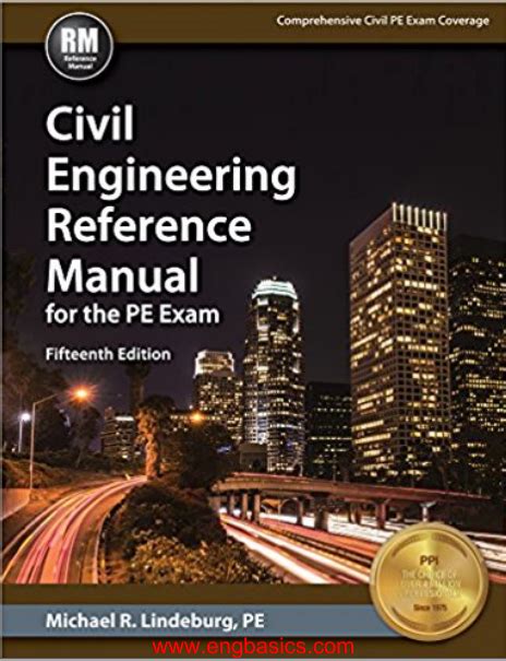 Civil engineering reference manual fourteenth edition ppi. - Código de justicia penal de nueva jersey una guía práctica 2016.