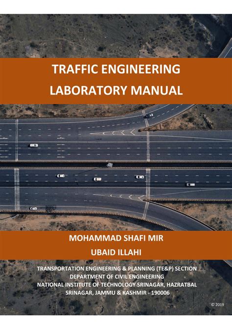Civil highway engineering traffic analysis lab manual. - 1991 alfa spider werkstatthandbuch alfa romeo anschlagbrett.