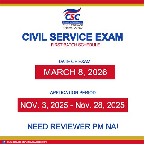 Civil service exam 2026 requirements.  This program streamlines the appointment process t...