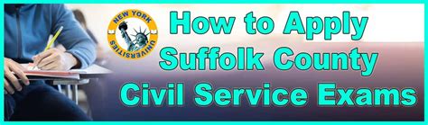 Civil service exam suffolk county. Candidates who apply for this examination and who have not heard from the Suffolk County Department of Human Resources, Personnel and Civil Service by May 31, 2023 are advised to contact the Department before the written test date at (631) 853-5500. 