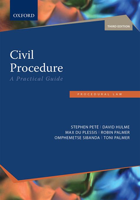 Download Civil Procedure By Not A Book