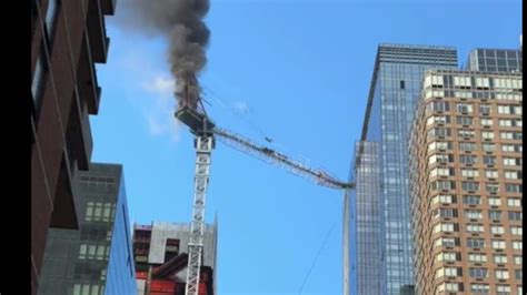 Civilian, firefighter injured in Manhattan crane fire: officials