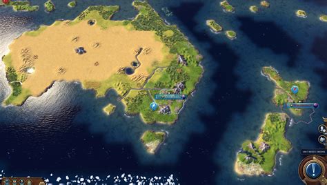 The Earth we know is mostly a water map. It is equivalent to a "high sea level" setting on a standard Civ VI map. 8 players. As of the Jan 2021 Update there are no set start locations but they will usually spawn in: Until civilizations can cross the Atlantic or Pacific, civs will be split into two separate groups.