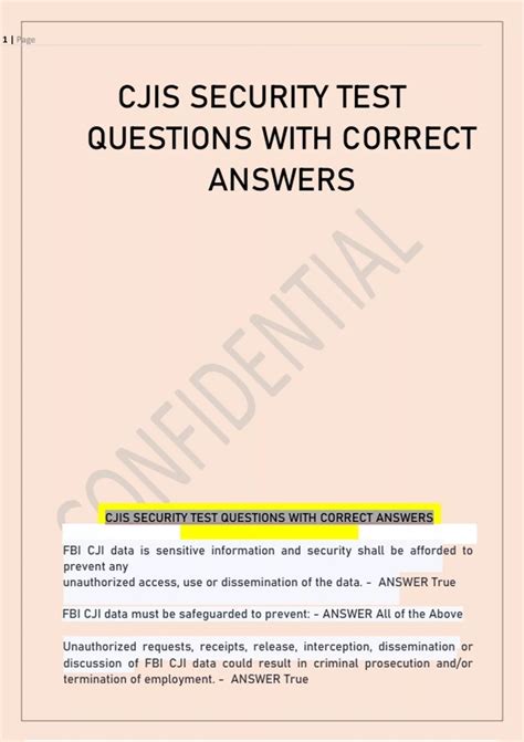 The Re-certification Test questions are taken from material contained in this study guide. The material in this study guide is taken from the NCIC Operating Manual, the CJIS Newsletters, and additional information that is covered on the test but is not currently published in any of the above-mentioned sources. . 