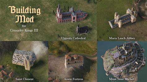 Ck3 buildings mod. A Game of Thrones. CK3 AGOT Team. Cue the theme song! George R. R. Martin's fantasy series and Crusader Kings 3 were made for each other and the developers of this mod have gone above and beyond with the details of this mod, which is simply called A Game of Thrones or AGOT, for short. Adding new mechanics to simulate the particularities of ... 
