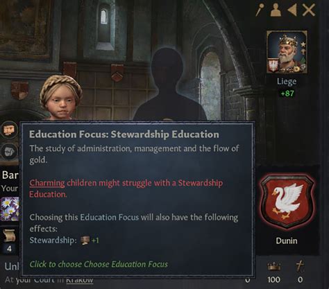 Ck3 education traits. The dynasty legacy “Studious Youth” in the “Kin” tree offers better education traits; Educating children yourself. If you are educating children yourself you get events that can influence the personality trait of a child. Try to establish the personality traits in line with the child’s education. 