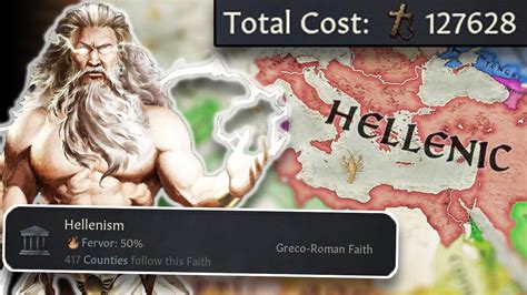 Here is how you revive and convert to Hellenism in CK3 very cheaply (for only 250 Piety). This strategy is BRoKEn and leverages Diverging the cultures (kind of like hybrid cultures) in the new.... 