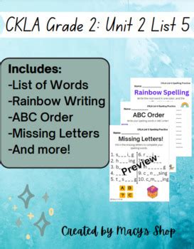 Ckla grade 2 unit 2 workbook.  Teaching Tricky Words as a Remedial Intervention in Grade 2 The...