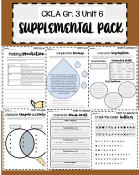 Ckla grade 3 unit 6.  Lessons are designed to build confidence and support Her...