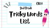 Ckla tricky word list.  Study with Quizlet and memorize flashcards containi...
