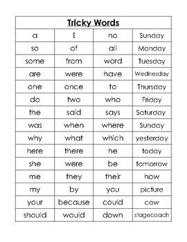 Ckla tricky words grade 1.  Use for a quick practice or review.  Color a...