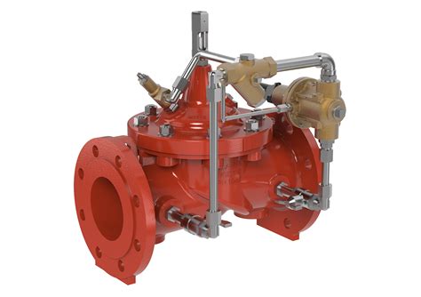 Cla-val - Cla-Val 40-01 and 640-01 Rate of Flow Control Valves prevent excessive flow by limiting flow to a preselected maximum rate, regardless of changing line pressure. They are hydraulically operated, pilot controlled, diaphragm valves. The pilot control responds to the differential pressure produced across an orifice plate installed downstream of ...