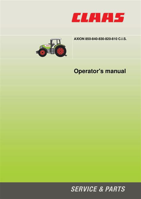 Claas renault axion cmatic 810 820 840 tractor operation maintenance service manual 1 download. - Handbuch der qualitativen organisationsforschung innovative wege und methoden.
