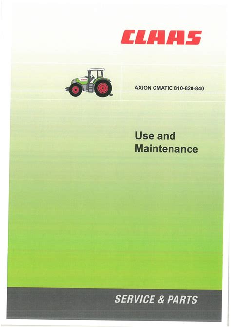 Claas renault axion cmatic 810 820 840 traktor betrieb wartungshandbuch 1. - Contabilidad financiera edición ifrs 2da edición.
