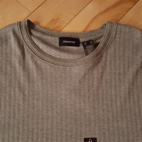 Claiborne Shirts Claiborne Knit Ribbed Tshirt Poshmark