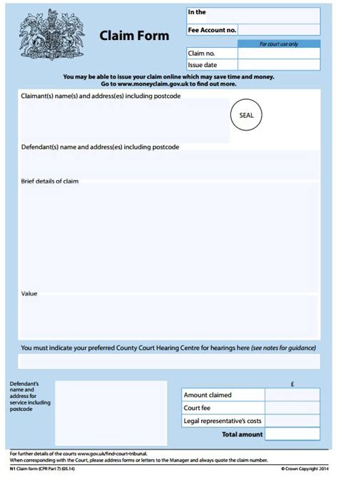 Claim Form N11 Everything You Need To Know About Claim Form N1111 How
