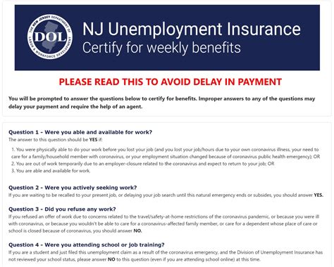 Customers needing to file for unemployment insurance are urged to apply online at MyUnemployment.nj.gov. If you are unable to access the internet, please call: North Jersey: 201-601-4100; Central Jersey: 732-761-2020; Southern Jersey: 856-507-2340. You may also request in-person services here.. 