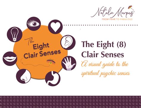 Clair senses. These senses are called Clairs. Clair means clear in french and they are the psychic abilities people use to connect to the paranormal and the metaphysical. Just as we can have the 5 physical sense which allows us to experience our physical reality, there are 6 Clair senses that allow us to experience the metaphysical. 