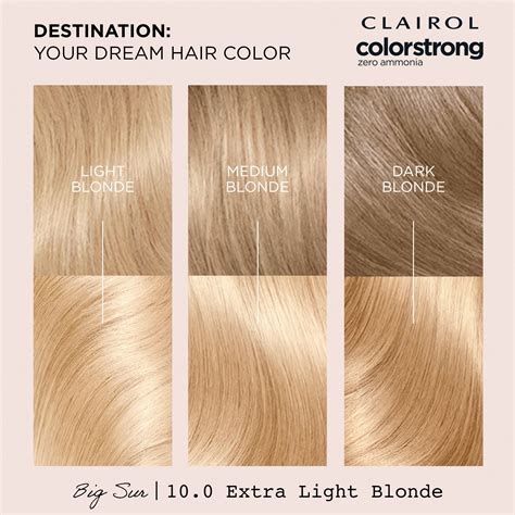Clairol Color Strong Color Chart