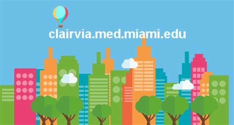 Clairvia med miami edu. We would like to show you a description here but the site won’t allow us. 