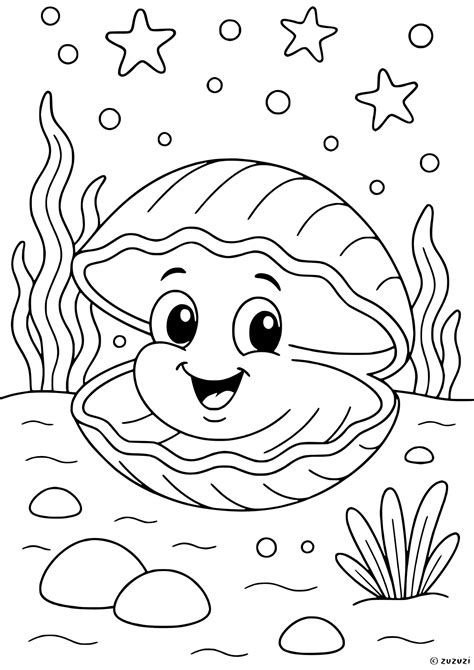 Clam Coloring