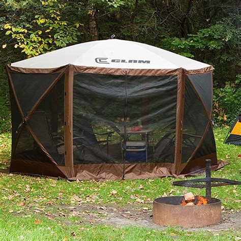 Clam Venture Screen Tent ; Clam Venture Screen Tent. In stock. Only %1 left. SKU. 112875, 115794. Add to Wish List Add to Compare. Clam Venture Screen Tent. As low as $269.99. Description The Quick-Set Venture is a 5-sided pop-up screen shelter with the best of both worlds — small enough to be easily packed and transported, and yet big …. 