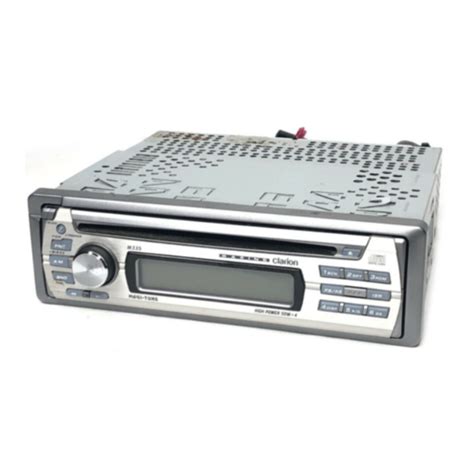 Clarion m335 235 car stereo player repair manual. - Selección de lecturas de propiedad industrial.
