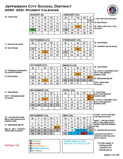 Clark Academic Calendar