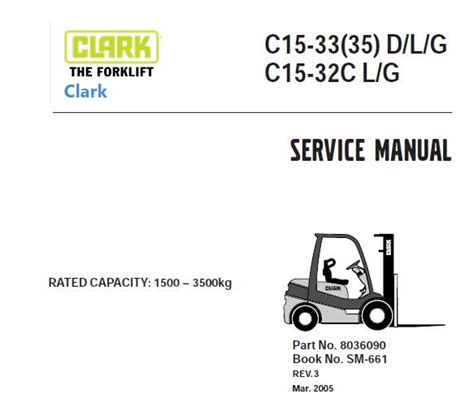 Clark c15 33 35 d l g c15 32c l g gabelstapler reparaturanleitung. - Guia de campo de la naturaleza.