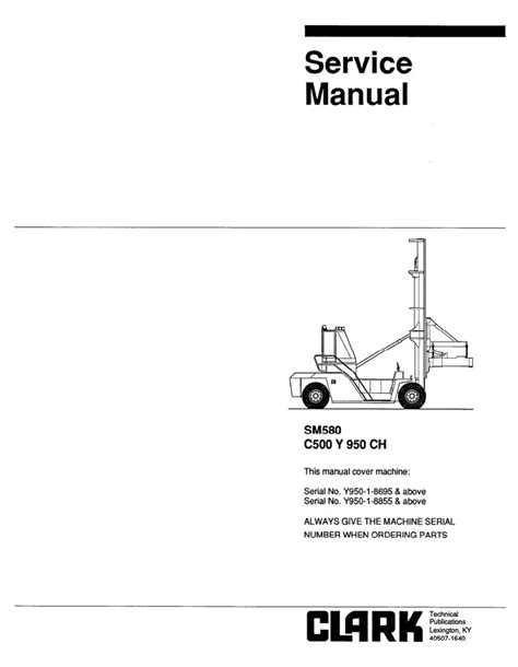 Clark c500 y 950 ch forklift service repair workshop manual. - Handbook on teaching social issues by ronald w evans.