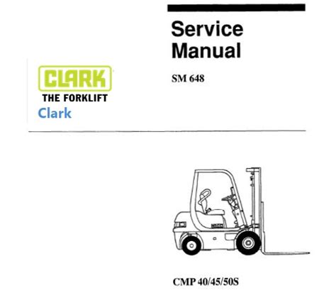 Clark cmp 40 cmp 45 cmp 50s forklift service repair workshop manual. - Manuale di sviluppo resort serie di manuali di sviluppo uli.