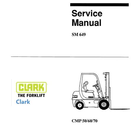 Clark cmp 50 cmp 60 cmp 70 forklift workshop service repair manual. - Técnicas de embanque de altos hornos.