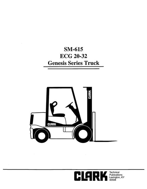 Clark forklift ecg 20 32 genesis series truck workshop service repair manual download. - 2008 kawasaki stx 15f service manual.