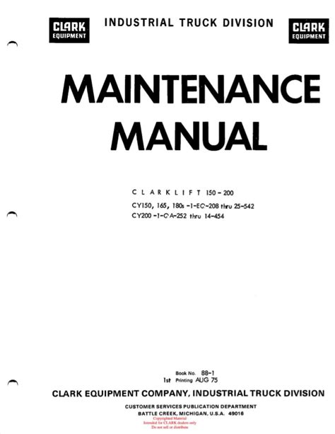 Clark forklift service repair manual cy 200. - Ford mondeo 2004 manual english free.