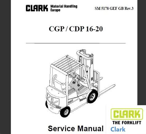 Clark gabelstapler cgp16 20 cdp16 20 service reparaturanleitung. - A guide to the words of my perfect teacher.