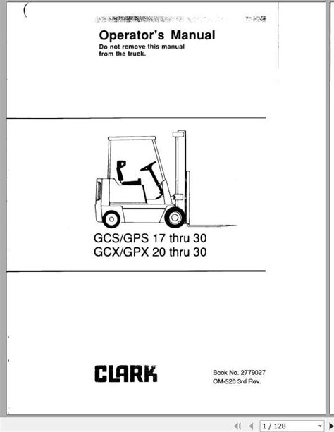 Clark gcx 20 forklift repair manual. - 99 motorhome fleetwood bounder slide out manuals.