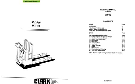 Clark wp 40 factory service repair workshop manual instant sm 560. - 2000 waverunner xl 700 engine manual.