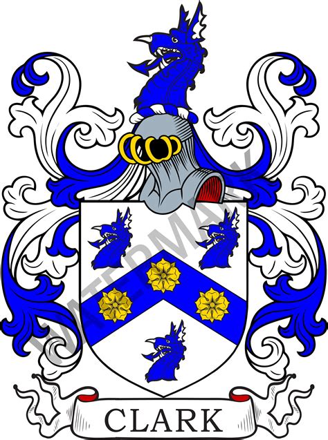 Clarke History, Family Crest & Coats of Arms