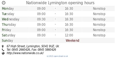 Clarks - Lymington - Opening Times & Store Details